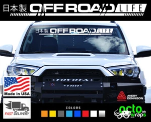 fit toyota tacoma tundra 4runner trd pro off road life titan windshield sticker  - Picture 1 of 12