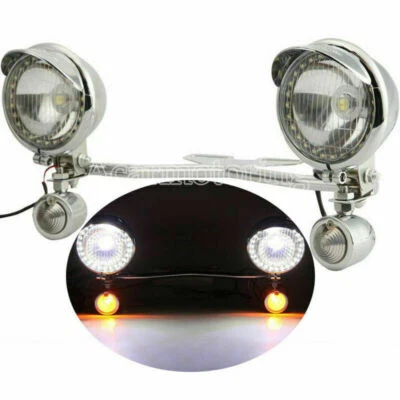 Barra de luz de señales de giro de conducción de paso de EE. UU. para Yamaha Road Star XV1700A XV1600A Foto 1 de 4