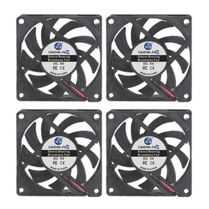 2-4 Stück Leiser Lüfter 12V 30mm, 40mm-70mm 80mm Lüfter Für PC Gehäuselüfter Fan - Afbeelding 1 van 58