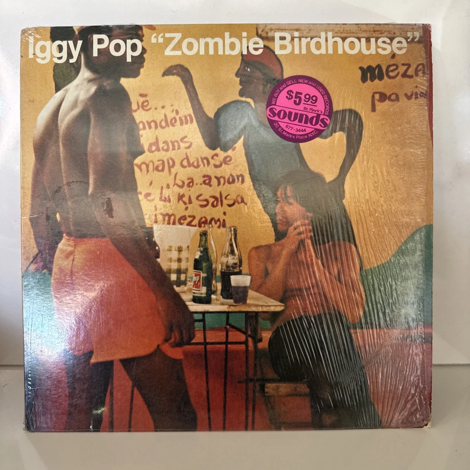Iggy Pop "Zombie Birdhouse" 1982 Original LP. 1st pressing (APE 6000) - Image 1 of 3