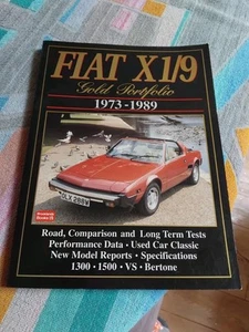 Fiat X1/9 1973-1989 Brooklands Gold Portfolio Roadtest Book 1300 1500 VS Bertone - Picture 1 of 20