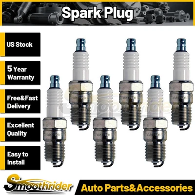 DENSO Auto Parts 6pcs Spark Plug For Ford Bronco II 1984-1987 1988 1989 1990 - Image 1 of 2