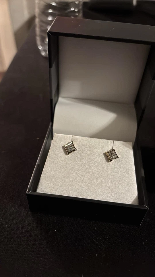 Diamond Earrings lab created - Image 1 of 1