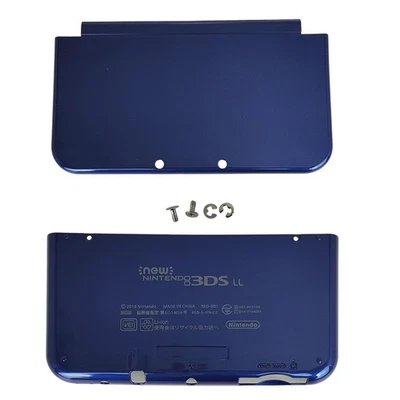 Top Bottom Cover Replacement Housing Shell Case For New Nintendo 3DS XL LL Blue - Image 1 of 4
