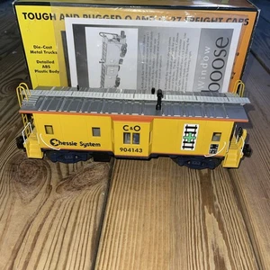 Caboose finestra MTH Rail King Chessie Bay 30-7738. O/O-27 EXC in scatola - Foto 1 di 10