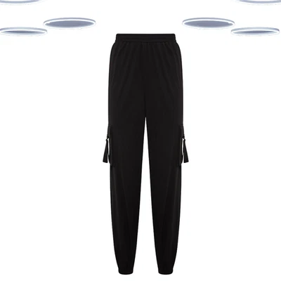 Ex Women's Cargo Jogger -  Tall Size Black (Defect) - Image 1 of 4