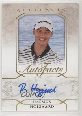 2021 Upper Deck Artifacts Auto Facts Rasmus Hojgaard #A-RH Rookie Auto RC - Image 1 of 2