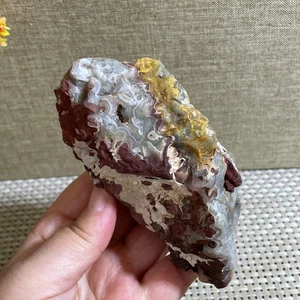 LASTRA DI AGATA PIZZO PAZZO MESSICANO grezza 360 g d43 - Foto 1 di 14