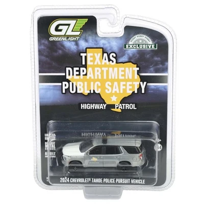 GL RAW 1/64 2024 Chevrolet Tahoe Police Pursuit Vehicle Texas HWY Patrol 30540 - Image 1 of 3