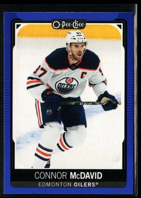 2021-22 O-Pee-Chee Blue #1 Connor McDavid - Image 1 of 2