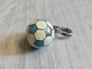 ❤Juicy Couture Enamel Soccer Ball Charm Silver Tone Juicy League Vintage - Picture 1 of 6