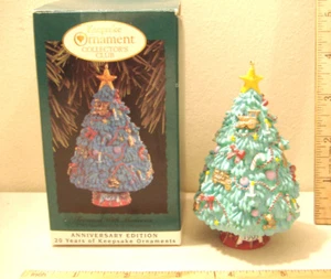~TRIMMED WITH MEMORIES~HALLMARK 1993 KEEPSAKE ORNAMENT COLLECTORS CLUB~ - Picture 1 of 6