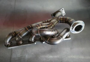 COLECTOR DE ESCAPE TURBO BMW S54 M3 E46 T3 TOP personalizado S54B32 k64 rendimiento - Imagen 1 de 12