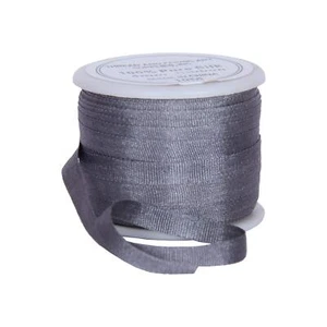 Threadart 100% Pure Silk Ribbon - 4mm Grey - No. 704 - 10M (11 Yards) - Picture 1 of 7
