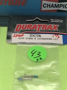 DURATRAX DTXC7396: DIFF SCREWS & LOCK WASHER {2pc.} NewInPack USA Shipped - Picture 1 of 2
