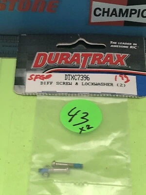 DURATRAX DTXC7396: DIFF SCREWS & LOCK WASHER {2pc.} NewInPack USA Shipped - Image 1 of 2