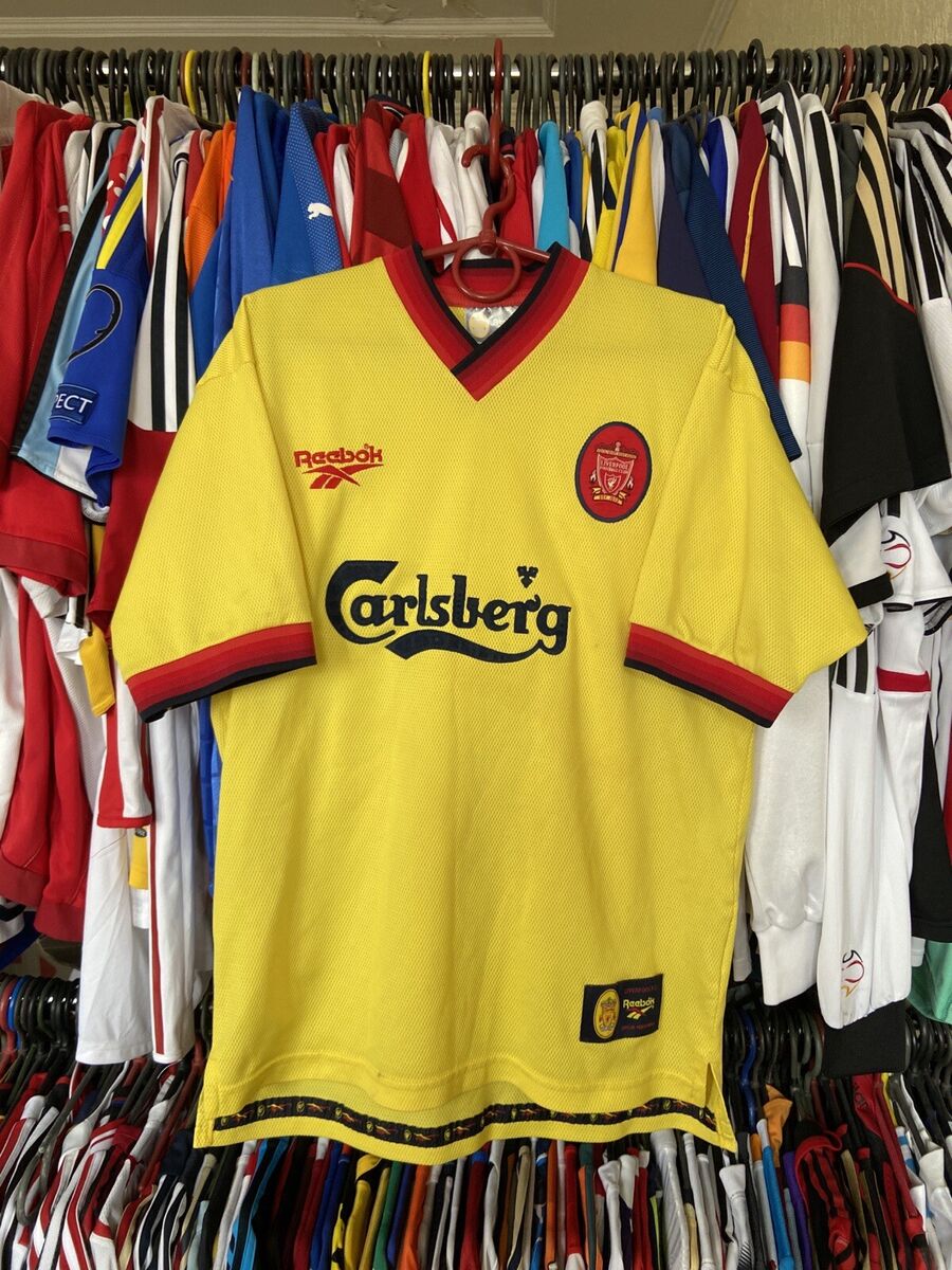 Reebok Liverpool Yellow International Club Soccer Fan Reebok Liverpool Yellow International Club Soccer Fan