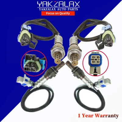 4X Sensor de oxígeno para Chevrolet Silverado 2500 HD 2003 04 GMC Sierra 2500 HD 6,0 L Foto 1 de 4