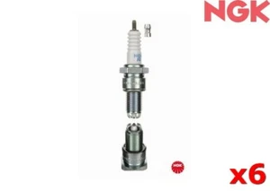 NGK Spark Plug FOR Audi 100 1986-90 2.3 E BPR5EKU x6 - Picture 1 of 1