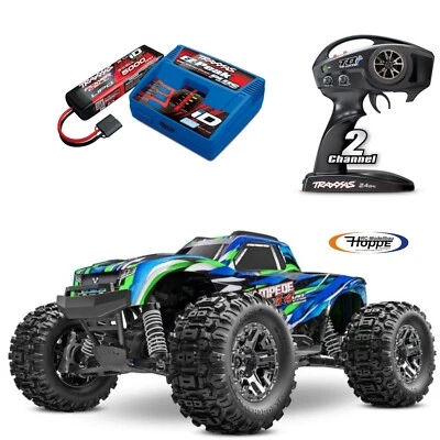 TRAXXAS# Stampede 4x4 VXL grün + 1x 3S 5000 mAh Akku und 4A ID Lader Traxxas - Bild 1 von 4