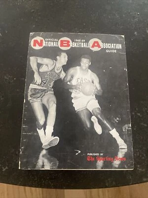 1968-69 The Sporting News OFFICIAL NBA GUIDE: Jerry West / Oscar Robertson Cover - Image 1 of 4