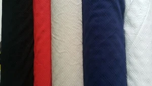 STRETCH SHIRT FABRIC FIGURED 6 COLOUR -SOLD BY THE METRE - Picture 1 of 28