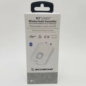 Scosche FlyTunes BTTWT-SP Wireless Audio Transmitter Bluetooth White - Photo 1 sur 4