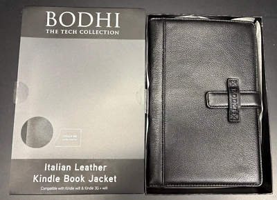 Jaqueta de Livro BODHI Couro Italiano KINDLE (WiFi ou Kindle) - Imagem 1 de 2