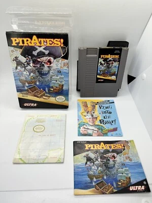 Pirates! Nintendo NES Complete in Box CIB  w/ Map Rare Nice! - Image 1 of 4