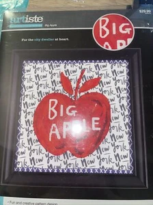 Zweigart Artiste Counted Cross Stitch Kit On Printed Aida Big Apple New York - Picture 1 of 5