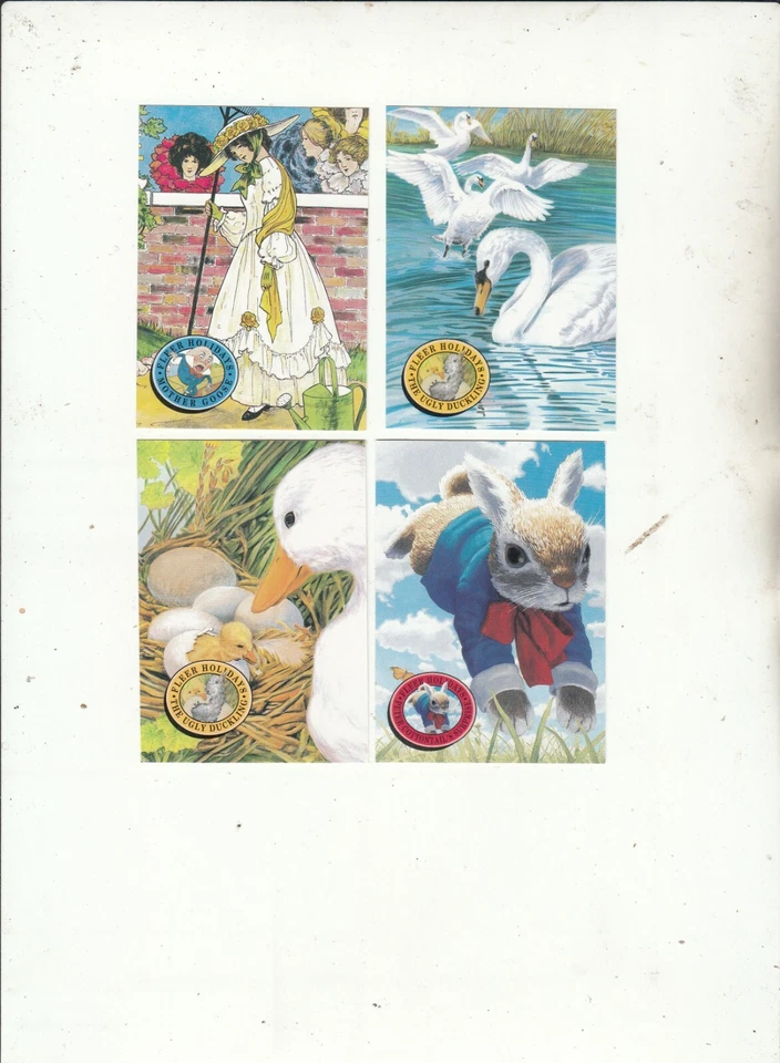 Rare-Easter Cards-Premiere Edition-1995 Fleer Cards-[4 Stickers]-L1945-1 Card - Image 1 of 1