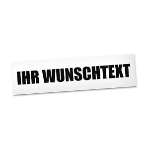 Wunschtext Magnetschild Auto Eigener Schriftzug DIY Magnetfolie Geschenkidee - Bild 1 von 9