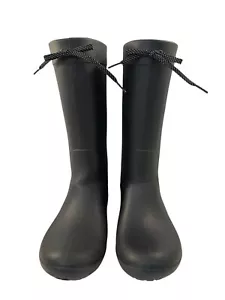 Crocs Dual Comfort Freesail #203541 Regenstiefel schwarz Damen Größe 10 sehr gut - Bild 1 von 15