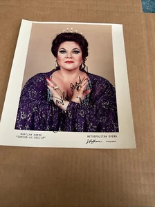 Marilyn Horne - Fotografía firmada (cantante de ópera) 8x10 promoción (foto) - Imagen 1 de 2