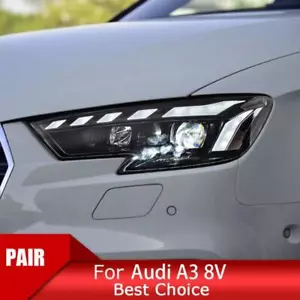 Actualización para Audi A3 8V 2017-2021 S3 RS3 sedán hatchback conjunto de faros LED - Imagen 1 de 8
