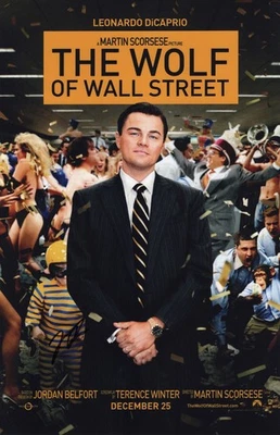 Póster de la película Leonardo DiCaprio firmado El lobo de Wall Street 11x17 certificado de autenticidad Foto 1 de 2