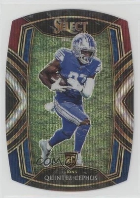 2020 Panini Select Club Level Tri-Color Prizm Die-Cut Quintez Cephus Rookie RC - Image 1 of 2