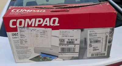 Compaq ij650 Series Color Inkjet printer 2400dpi New Damaged Open Box Unused - Image 1 of 4