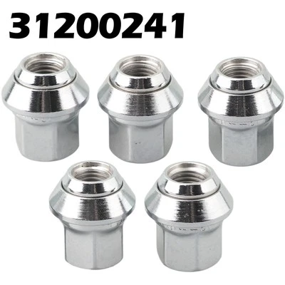 Chrome Plated Wheel Nuts for Ford Focus For Volvo C30 C70 II S40 II V40 V50 - Image 1 of 4