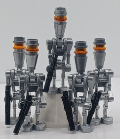 LEGO Star Wars Assassin Droids 5x Silver Minifigure sw0229 w/blasts,  Clone Wars