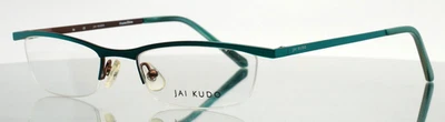 JAI KUDO 473 M07 Turquesa Mujer Medio Borde Anteojos 49-18-140 B:24 'TAL CUAL' Foto 1 de 4