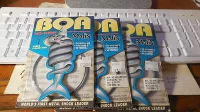 Malin Boa tieabble Wire Leader 3 tamanhos 45, 60, um menor sem etiqueta - Imagem 1 de 4