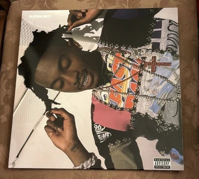 PLAYBOI CARTI - LP - S/T - 2017 - BLUE VINYL - VG+ - Album - Record - Hip-Hop - Image 1 of 4