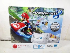 WiiU Konsole Mario Kart 8 Set 32G weiß mit Wii Remote Plus gebraucht Japan - Bild 1 von 2