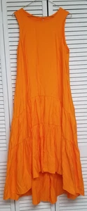 Maeve By Anthropologie Maxi Abito Donna Estivo Medio, Arancione - Foto 1 di 6