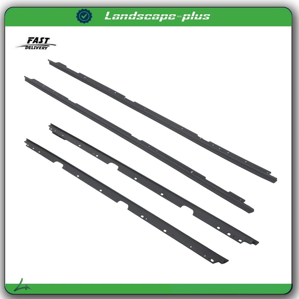 For Camaro Firebird 1982-1992 Door Inner&Outer Window Felt Weatherstripping Kit Foto 1 de 4