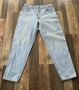 Levi's 560 Loose Fit Tapered Leg Jeans Made in USA  *Actual Size W35 L32 *Stains - Picture 1 of 19