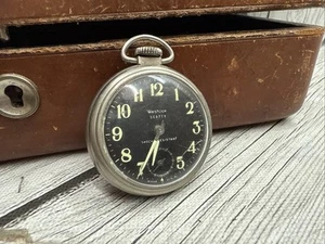 WESTCLOX Scotty Luminous Pocket Watch Self Wind 40'S USA Not Working Parts Repai - Picture 1 of 10