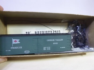 #860 HO ROUNDHOUSE CAR KIT - LEHIGH VALLEY-36' MADERA REFERENTE CAR Foto 1 de 2
