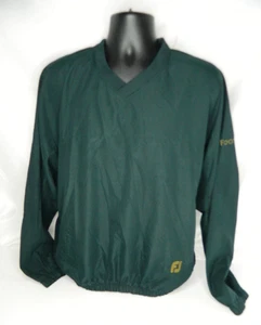 FootJoy Windbreaker Pullover Jacket Mens Medium Golf Lightweight Pocket Pullover - Picture 1 of 11